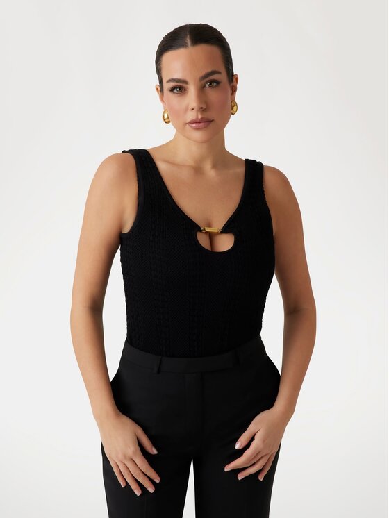 Top , rozmiar L, Czarne, 174473