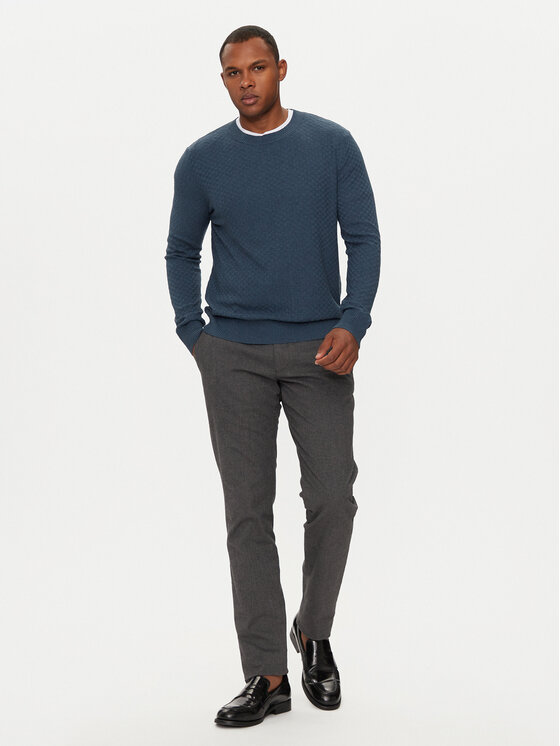Sisley Sisley Džemper 1041S103O Plava Regular Fit