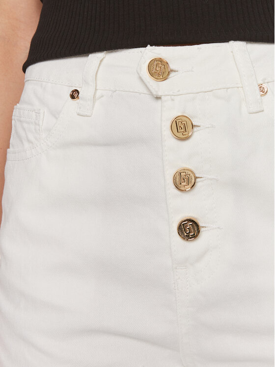 Gaudi Gaudi Pantaloni di tessuto 411BD25028 Écru Regular Fit
