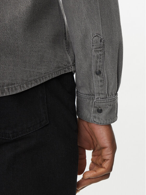 Only & Sons Only & Sons džínsová košeľa Bane 22023247 Sivá Regular Fit