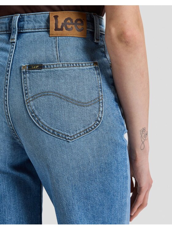 Lee Lee Jeansy STELLA Niebieski Wide Leg