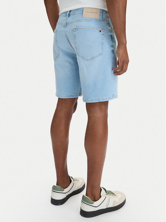 Tommy Hilfiger Tommy Hilfiger Džínsové šortky Denton MW0MW42625 Modrá Straight Fit