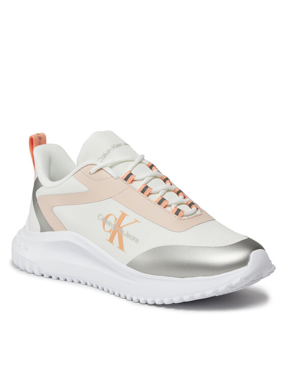 Calvin Klein Jeans Calvin Klein Jeans Αθλητικά Eva Runner Low Lace Mix Ml Wn YW0YW01442 Μπεζ
