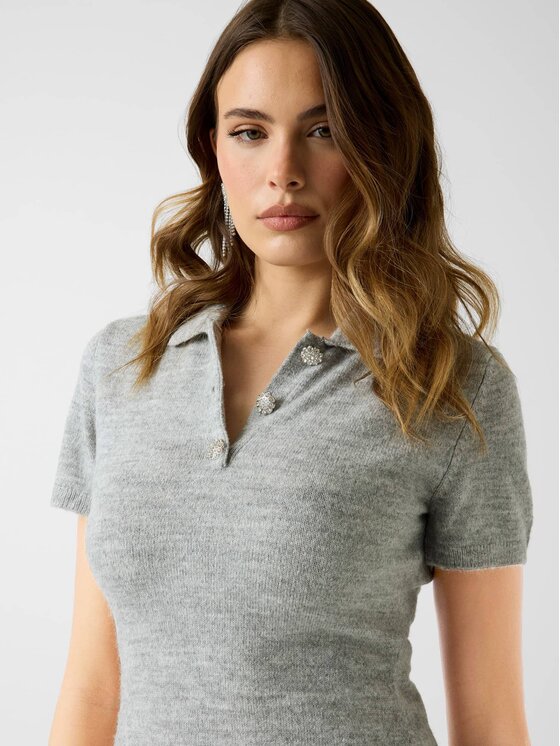 Guess Guess Sukienka codzienna 180526 Szary Classic Fit