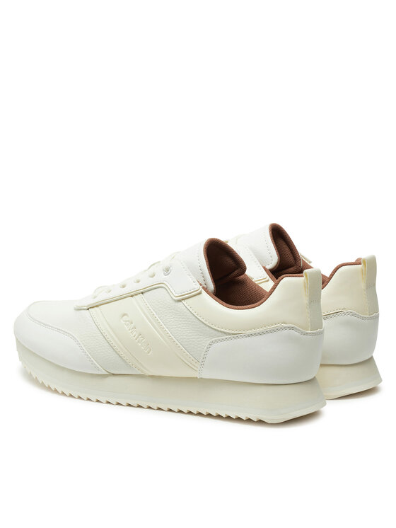 Calvin Klein Calvin Klein Sneakersy Low Top Lace Up Logo Lth HM0HM01654 Biały