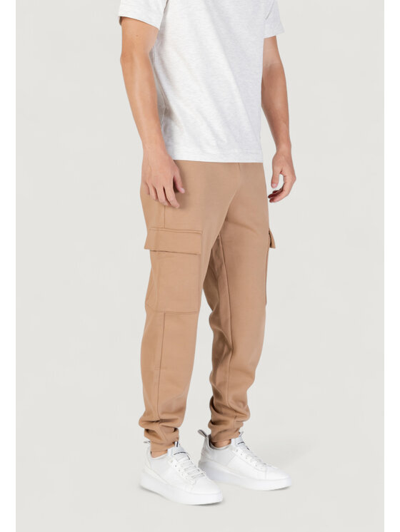 EA7 Emporio Armani EA7 Emporio Armani Pantaloni da tuta 8NPP68 PJVTZ Beige Casual Fit