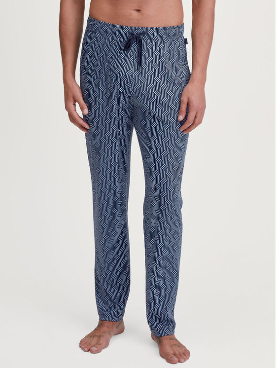 Calida Calida Pantalone del pigiama 29584 Blu Regular Fit