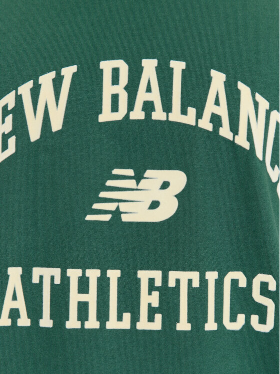 New Balance New Balance Majica Athletics Varsity Graphic T-Shirt MT33551 Zelena Regular Fit