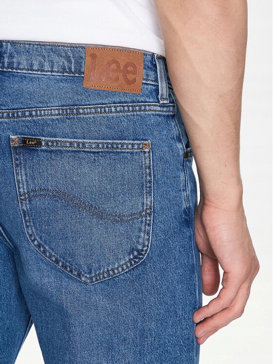 Lee Lee Jeansy West Niebieski Relaxed Fit