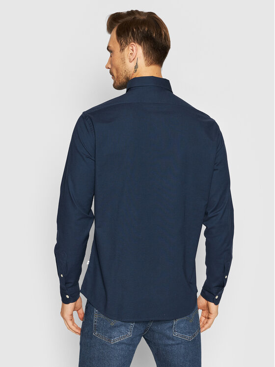 Selected Homme Selected Homme Camicia Rick 16077359 Blu scuro Regular Fit