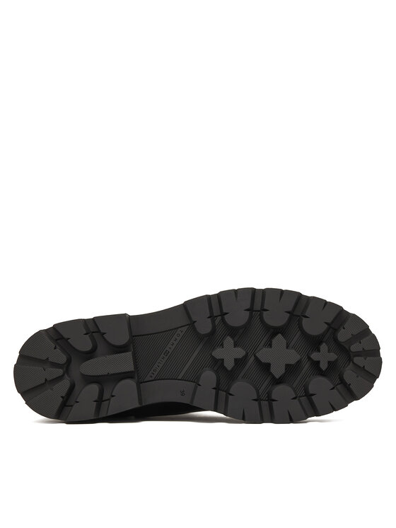 Tommy Hilfiger Tommy Hilfiger Klassische Stiefeletten Lthr Low Chelsea FW0FW08775 Schwarz