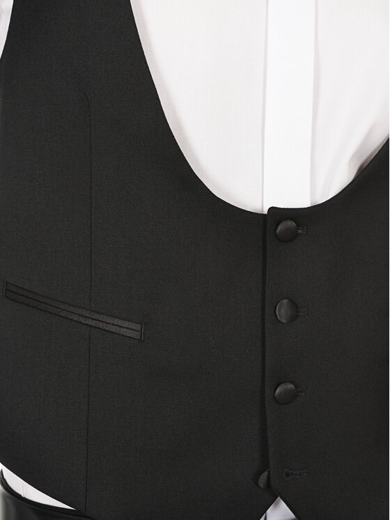 Evenemen Evenemen Kamizelka Vendella Czarny Slim Fit