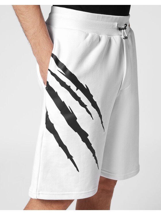 Plein Sport Plein Sport Szorty 8225 Biały Jogger Fit