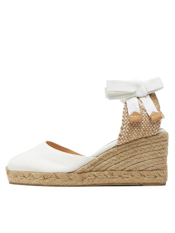 Castañer Castañer Espadrile Carina/6/001 020964 Alb