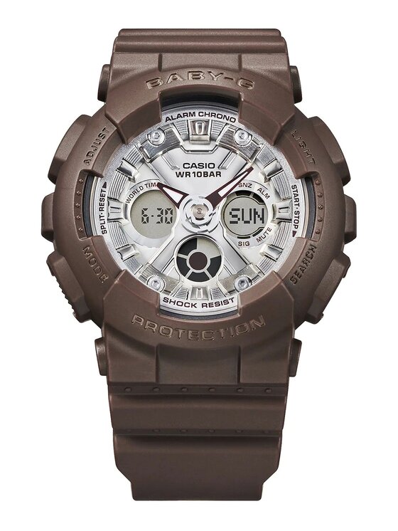 Baby-G Baby-G Zegarek Casio-BA-130SW-5AER Brązowy