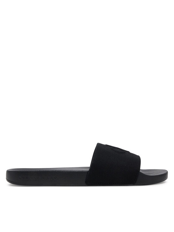 Şlapi Calvin Klein Jeans Slide Hf Mono Cv YM0YM01282 Negru