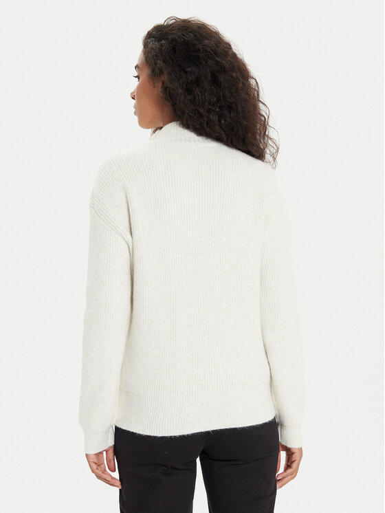 Morgan Morgan Rollkragenpullover 232-MSTORI Écru Regular Fit