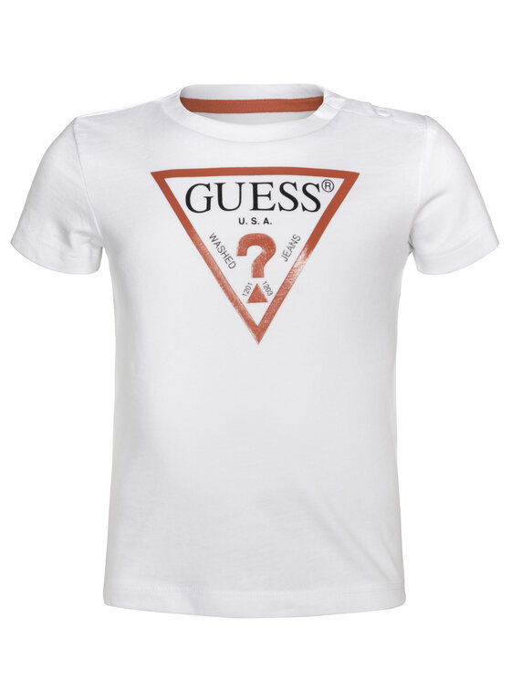 Guess Guess T-Shirt I91I11 K5M20 Λευκό Regular Fit
