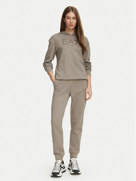 EA7 Emporio Armani EA7 Emporio Armani Spodnie dresowe 7W000538 AF15831 U6100 Beżowy Regular Fit