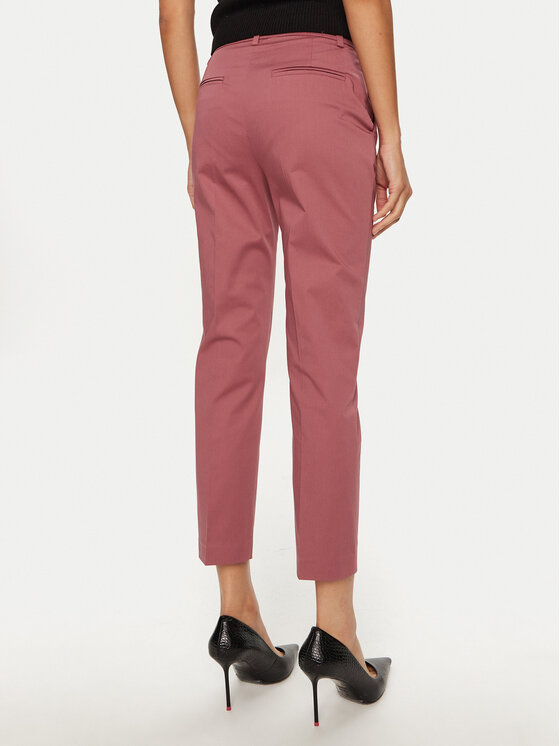 PINKO PINKO Riidest püksid 100155 A1KH Roosa Regular Fit
