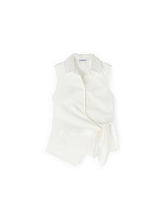 Motivi Motivi Camicia 5004Q001034N011 Bianco Slim Fit