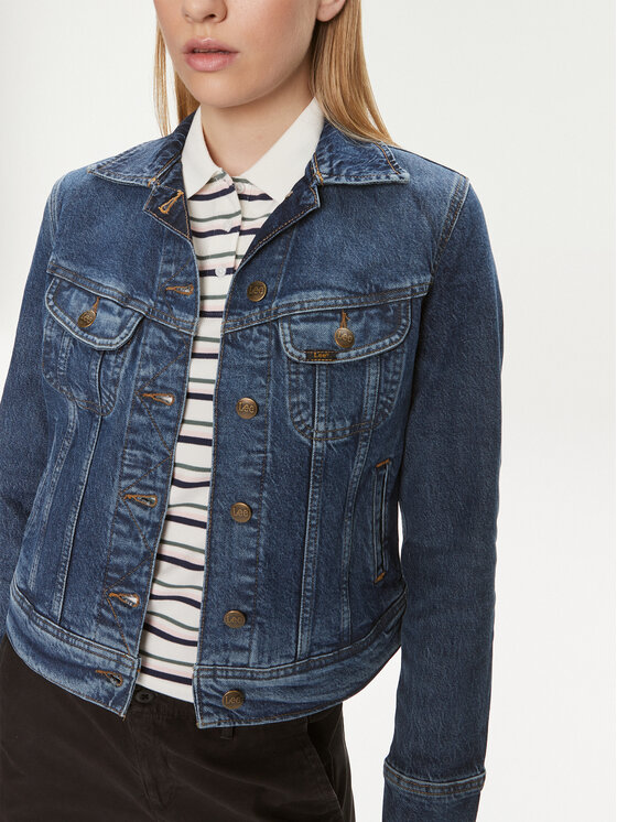 Lee Lee Jeansjacke Rider 112341297 Blau Regular Fit