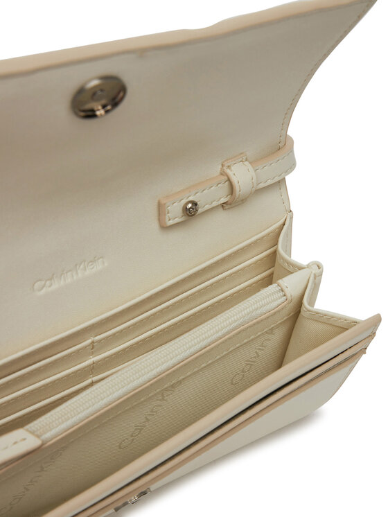 Calvin Klein Calvin Klein Borsetta Ck Woven Convertible Wallet Bag K60K612970 Bianco
