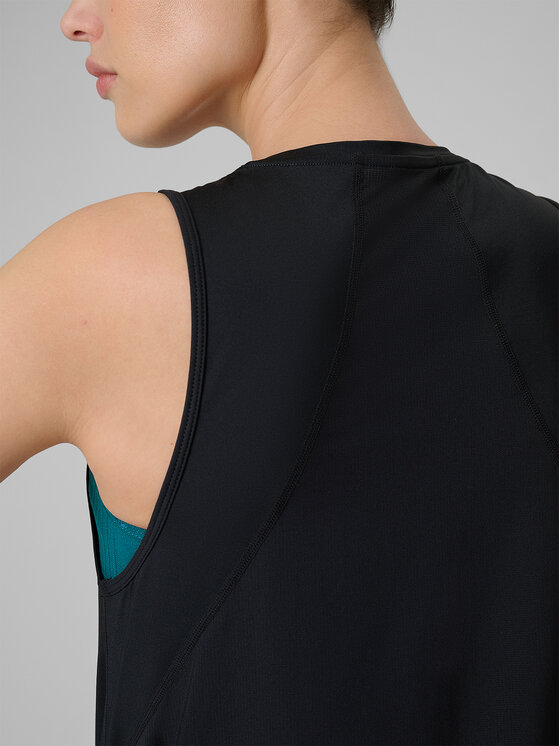 4F 4F Top MULTI ACTIVE Czarny Loose Fit