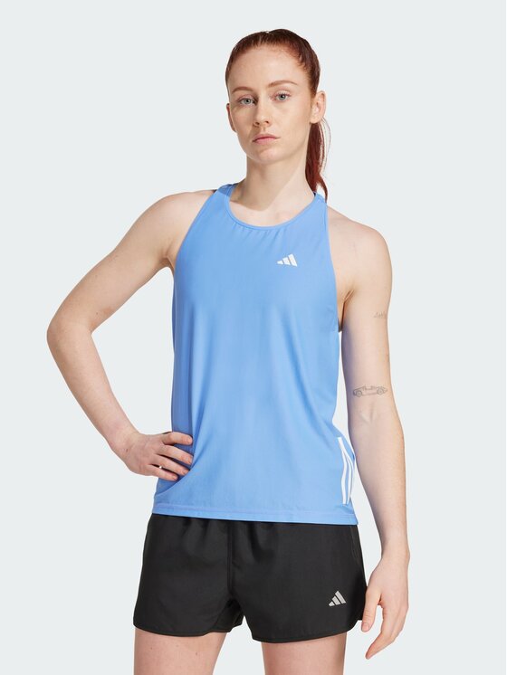 adidas adidas Koszulka techniczna Own The Run Błękitny Regular Fit