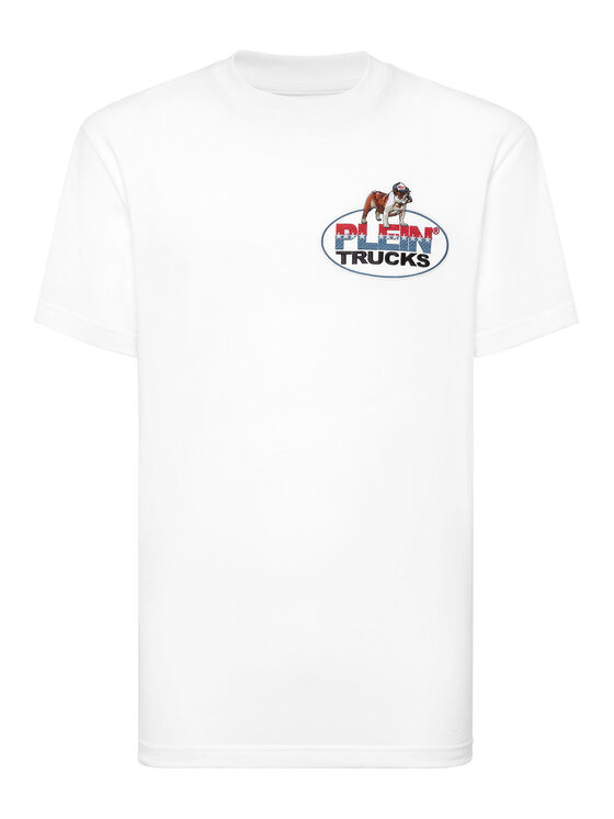 PHILIPP PLEIN PHILIPP PLEIN T-Shirt 26173 Biały Regular Fit