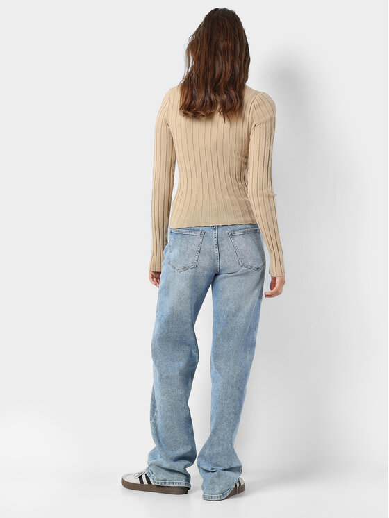 Noisy May Noisy May Bluza Freya 27028880 Bež Slim Fit