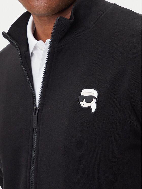 KARL LAGERFELD KARL LAGERFELD Mikina 705712 500900 Černá Regular Fit