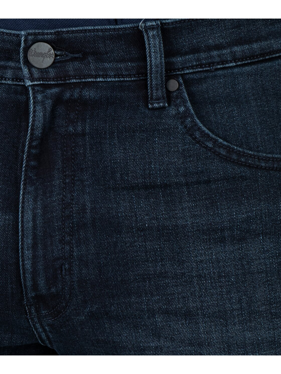 Wrangler Wrangler Jeansy W18SMI299 Granatowy Slim Fit