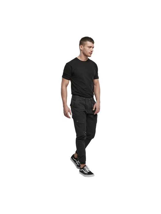 Brandit Brandit Spodnie materiałowe 1018.2.S Czarny Jogger Fit
