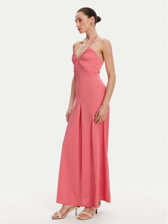 Silvian Heach Silvian Heach Sukienka letnia Madev GPP25330VE Różowy Slim Fit
