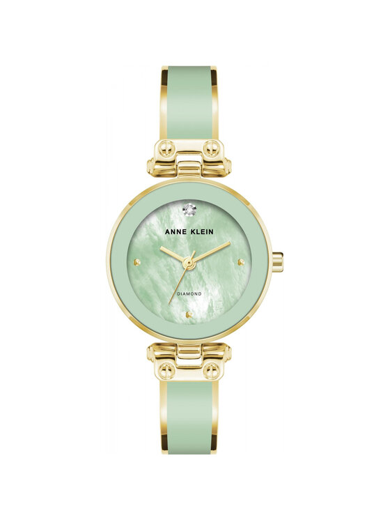 Anne Klein Anne Klein Zegarek AK-1980MIGB Zielony