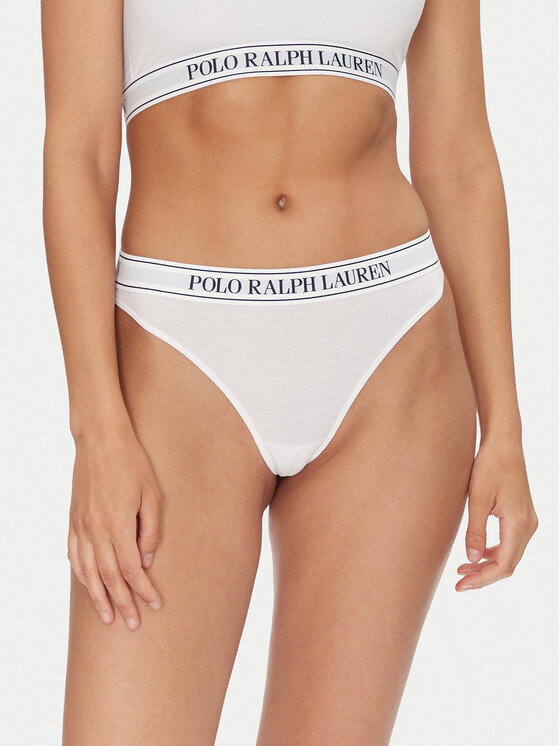 Polo Ralph Lauren Polo Ralph Lauren Бикини тип прашка 4P0483 Бял