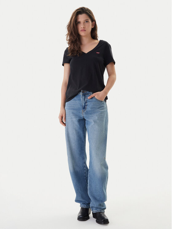 Levi's® Levi's® Tričko Perfect Tee 85341-0003 Čierna Regular Fit
