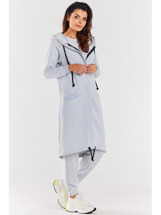 Infinite You Infinite You Mikina M278 Sivá Basic Fit