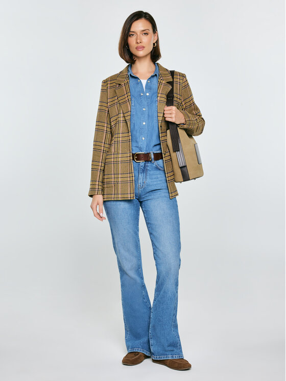BIG STAR BIG STAR Marynarka GALANI Różowy Slim Fit