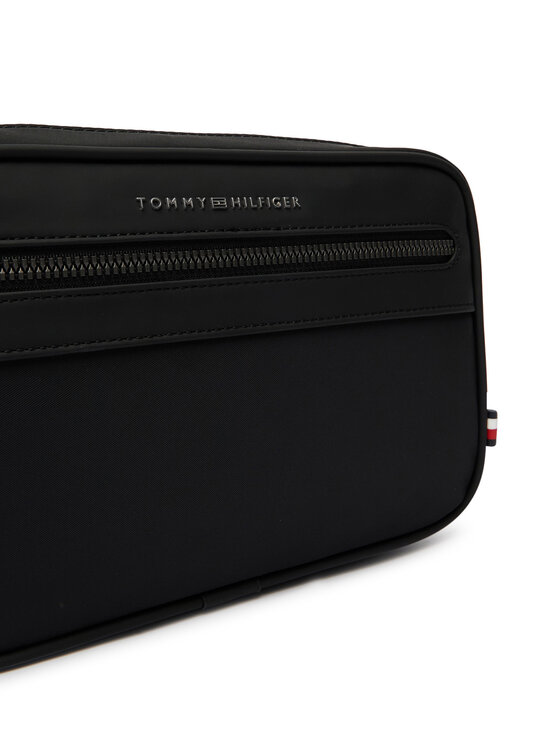 Tommy Hilfiger Tommy Hilfiger Τσαντάκι Th Repreve Ew Reporter AM0AM14152 Μαύρο