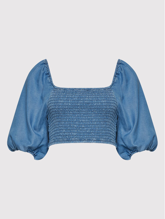 Patrizia Pepe Patrizia Pepe Särkpluus 2C1344/D9A0-C910 Sinine Slim Fit