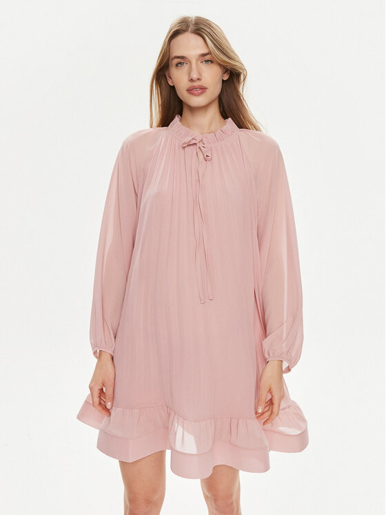 Dixie Dixie Vsakodnevna obleka A319J028A Roza Regular Fit