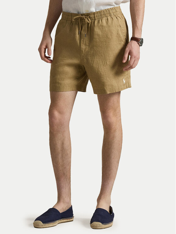 Polo Ralph Lauren Pantalon scurți din material 710P08205503 Bej Regular Fit