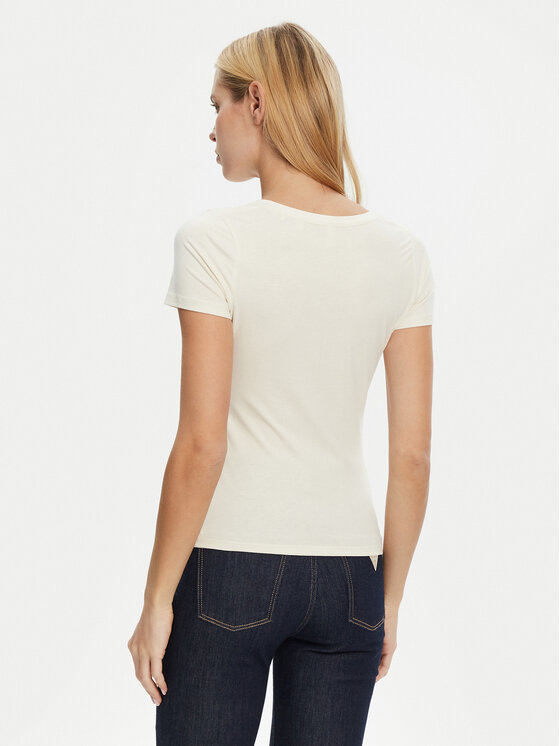 Guess Guess T-krekls O5RI02 KBBU1 Bēšs Regular Fit