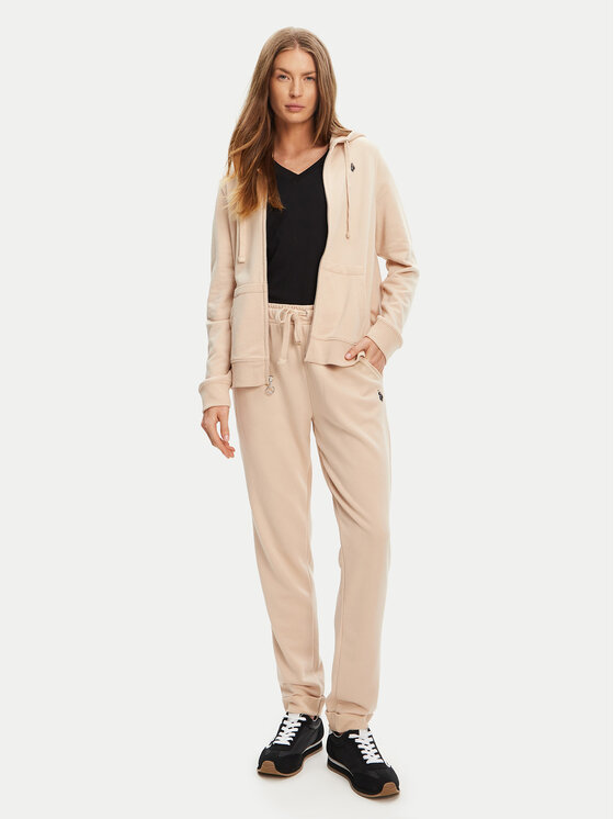 U.S. Polo Assn. U.S. Polo Assn. Majica dugih rukava WUP1512 Bež Regular Fit