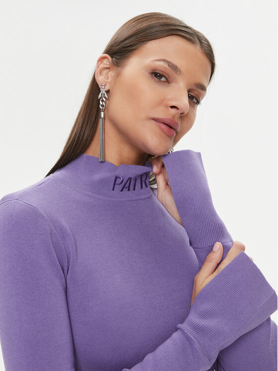 Patrizia Pepe Patrizia Pepe Трикотажна сукня 2A2612/K002-M477 Фіолетовий Slim Fit