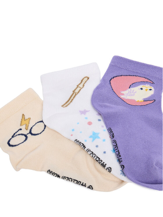 Harry Potter Harry Potter Skarpety długie CEO-ACCCS-AW25-301WBHP(3-PACK) Beżowy