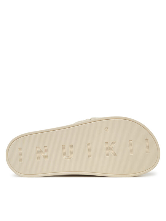 Inuikii Inuikii Šľapky Oversized Linken Knot-147 1028 Écru