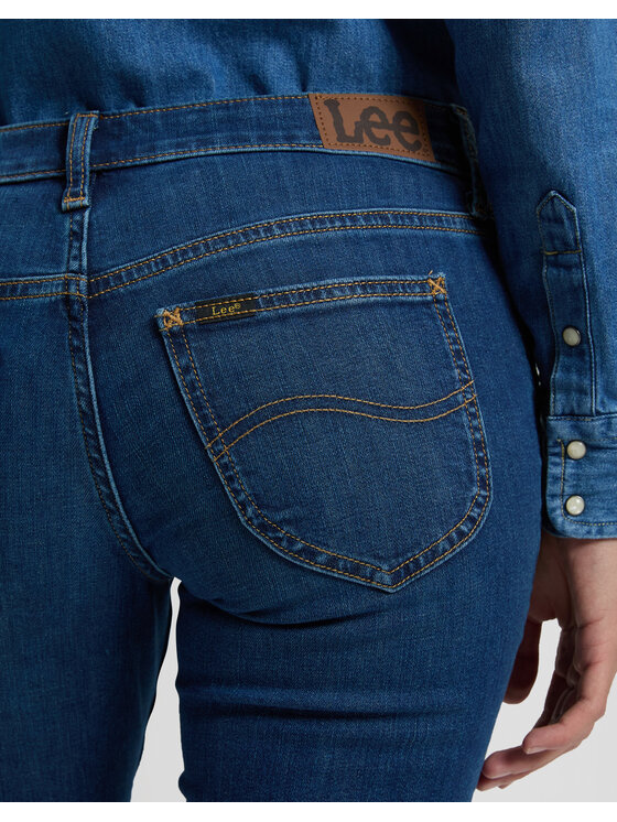 Lee Lee Jeansy JESSICA Niebieski Wide Leg